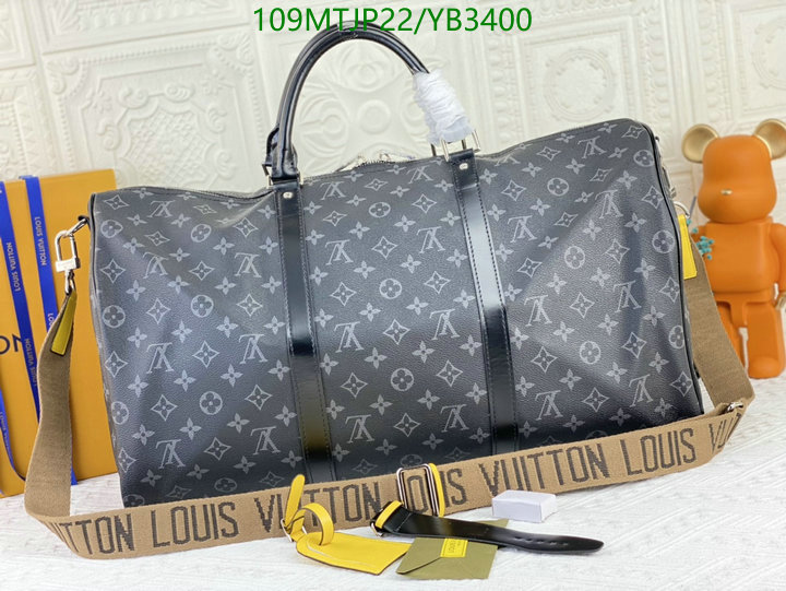 LV Bags-(4A)-Keepall BandouliRe 45-50-,Code: YB3400,$: 109USD