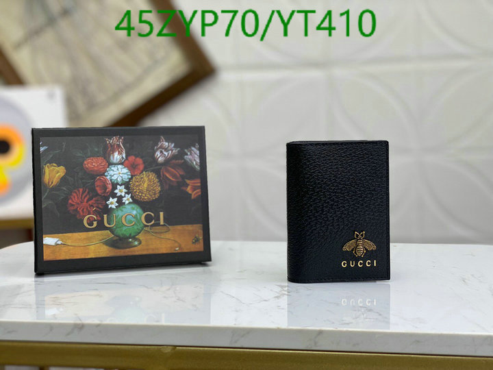 Gucci Bag-(4A)-Wallet-,Code: YT410,$: 45USD