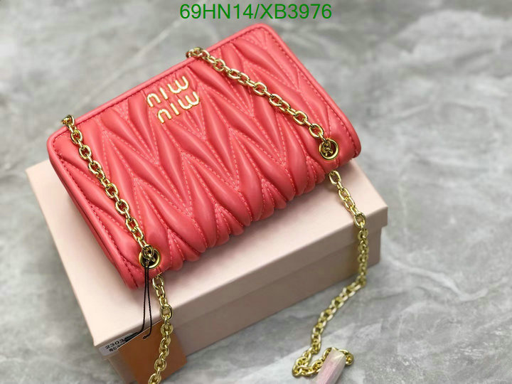 Miu Miu Bag-(4A)-Diagonal-,Code: XB3976,$: 69USD