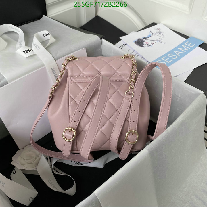 Chanel Bags -(Mirror)-Backpack-,Code: ZB2266,$: 255USD