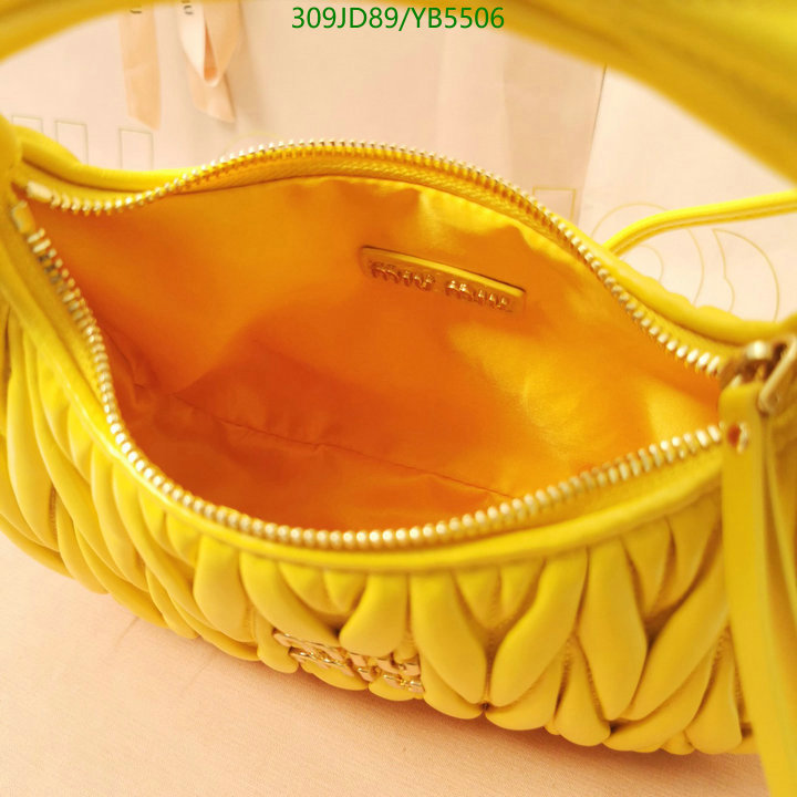 Miu Miu Bag-(Mirror)-Handbag-,Code: YB5506,$: 309USD