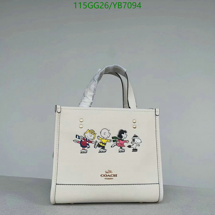 Coach Bag-(4A)-Tote-,Code: YB7094,$: 115USD