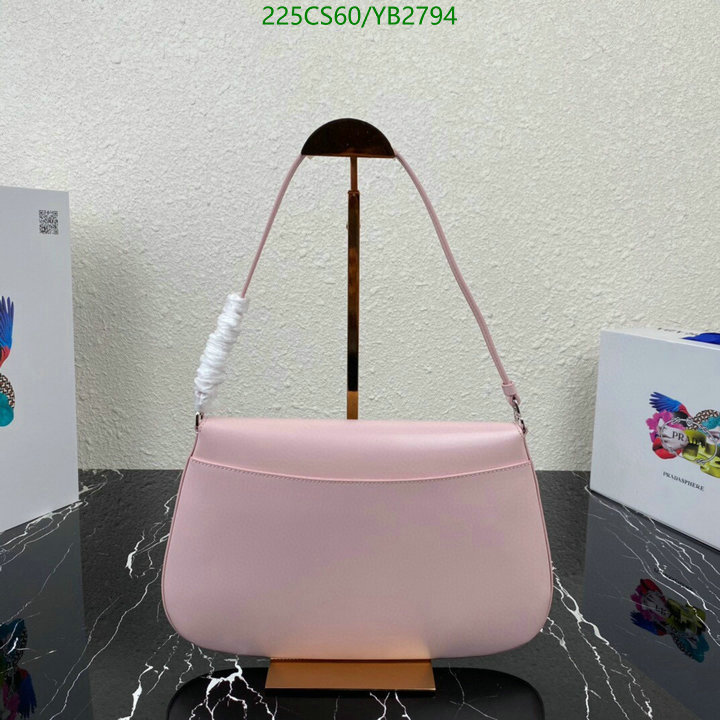 Prada Bag-(Mirror)-Cleo,Code: YB2794,$: 225USD