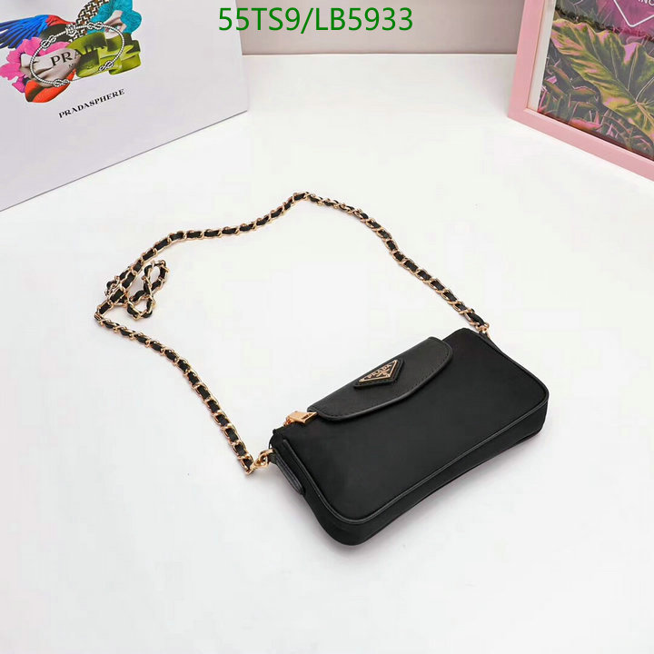 Prada Bag-(4A)-Diagonal-,Code: LB5933,$: 55USD