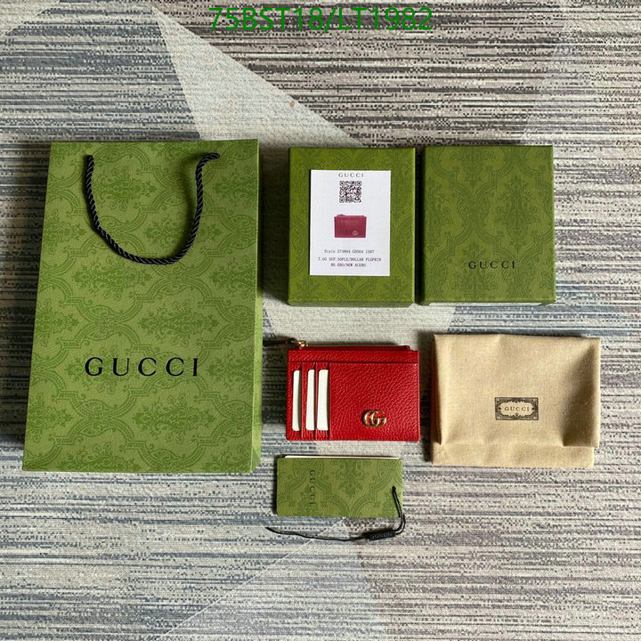 Gucci Bag-(Mirror)-Wallet-,Code: LT1982,$: 75USD