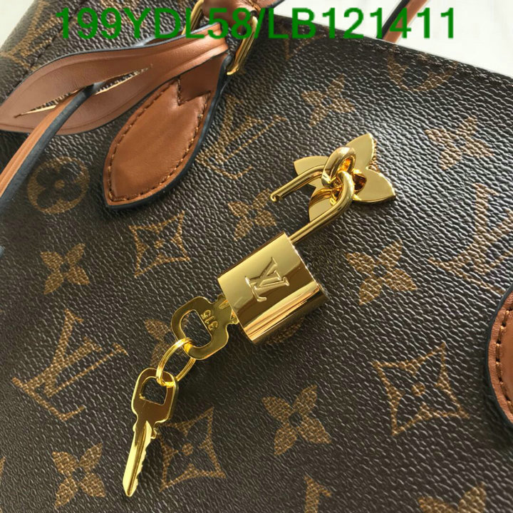 LV Bags-(Mirror)-Handbag-,Code: LB121411,$: 199USD