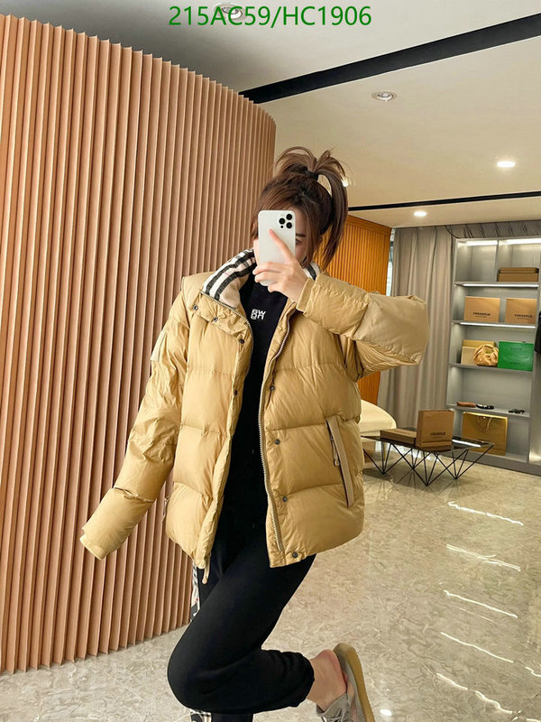 Down jacket Women-Burberry, Code: HC1906,$: 215USD