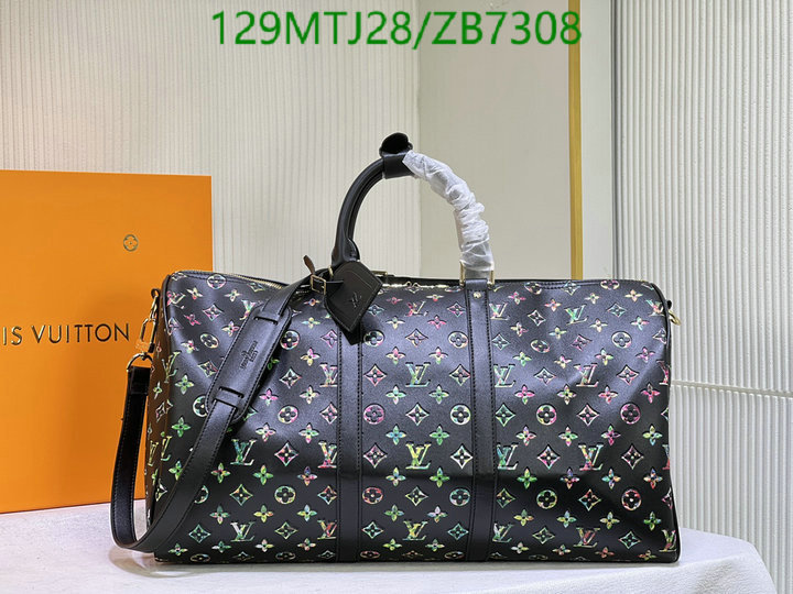 LV Bags-(4A)-Keepall BandouliRe 45-50-,Code: ZB7308,$: 129USD