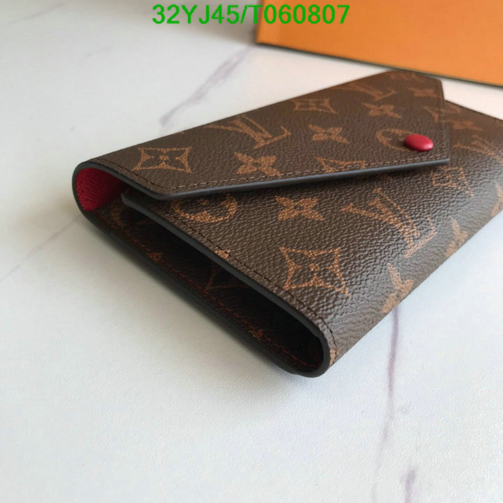 LV Bags-(4A)-Wallet-,Code: T060807,$: 32USD