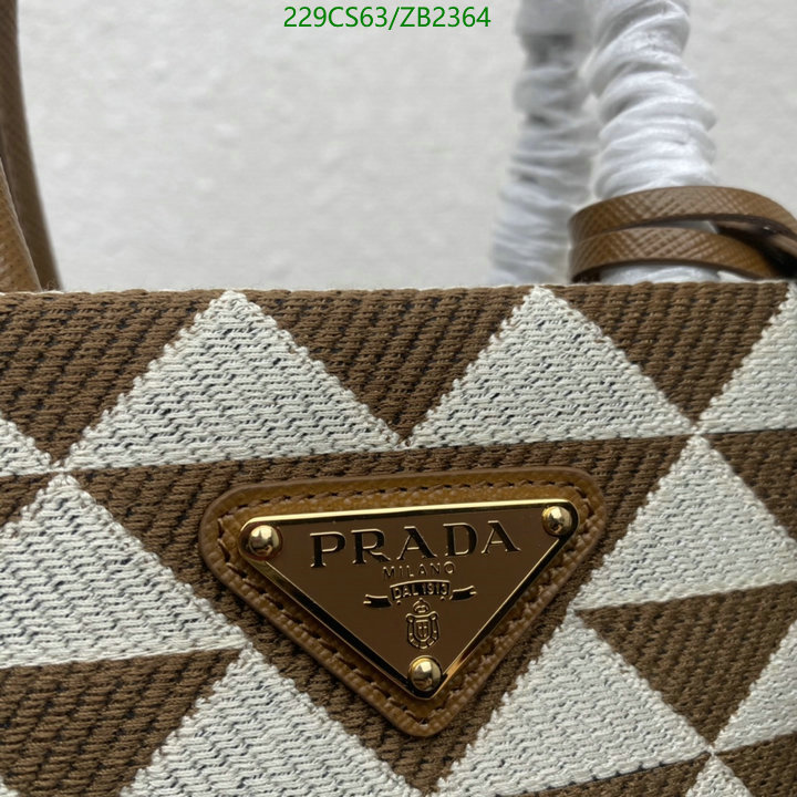 Prada Bag-(Mirror)-Diagonal-,Code: ZB2364,$: 229USD