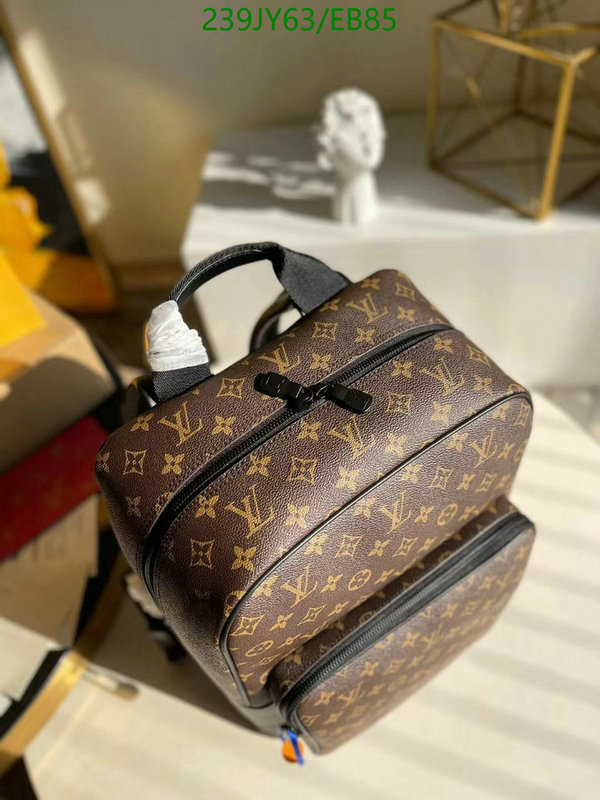 LV Bags-(Mirror)-Backpack-,Code: EB85,$: 239USD