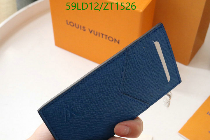 LV Bags-(Mirror)-Wallet-,Code: ZT1526,$: 59USD