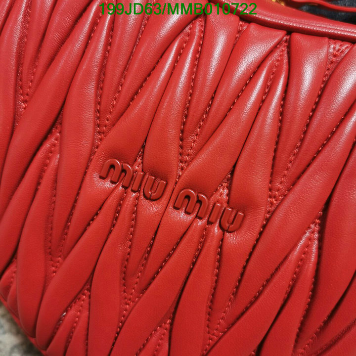 Miu Miu Bag-(Mirror)-Diagonal-,Code: MMB010722,$: 199USD