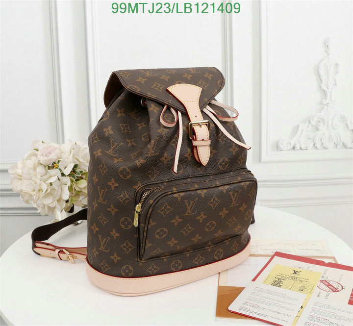 LV Bags-(4A)-Backpack-,Code: LB121409,$: 99USD