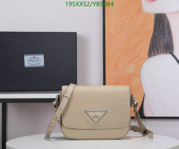 Prada Bag-(Mirror)-Diagonal-,Code: YB5084,$: 195USD