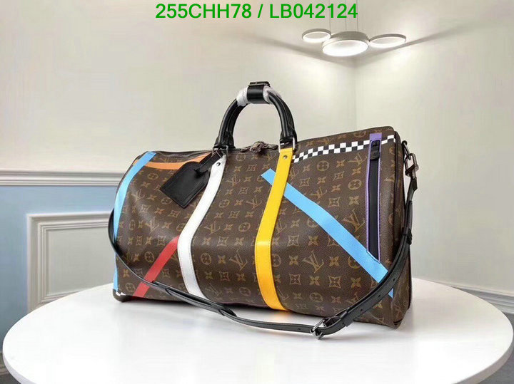 LV Bags-(Mirror)-Keepall BandouliRe 45-50-,Code: LB042124,$: 255USD