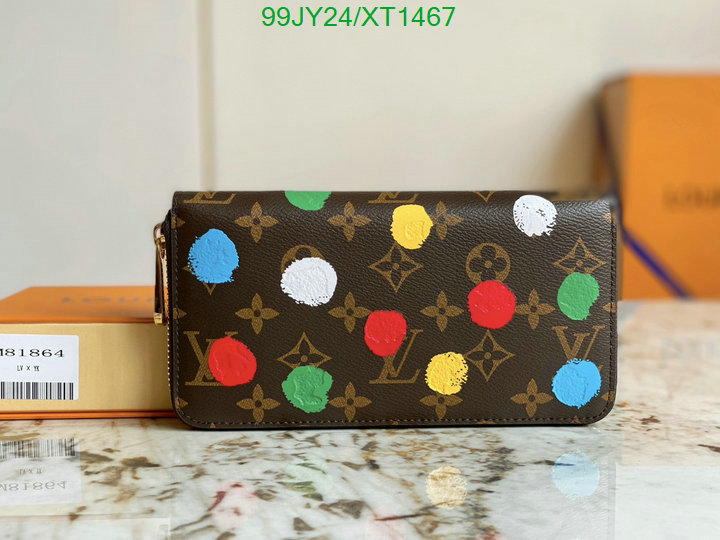LV Bags-(Mirror)-Wallet-,Code: XT1467,$: 99USD