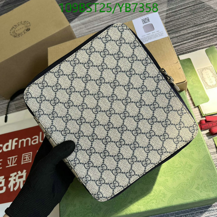Gucci Bag-(Mirror)-Makeup bag-,Code: YB7358,$: 109USD