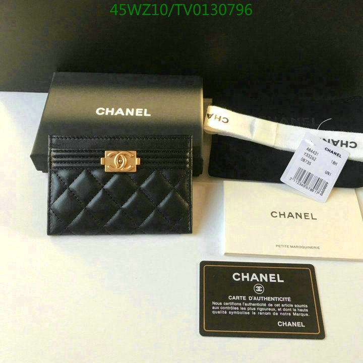 Chanel Bags ( 4A )-Wallet-,Code: TV0130796,$: 45USD