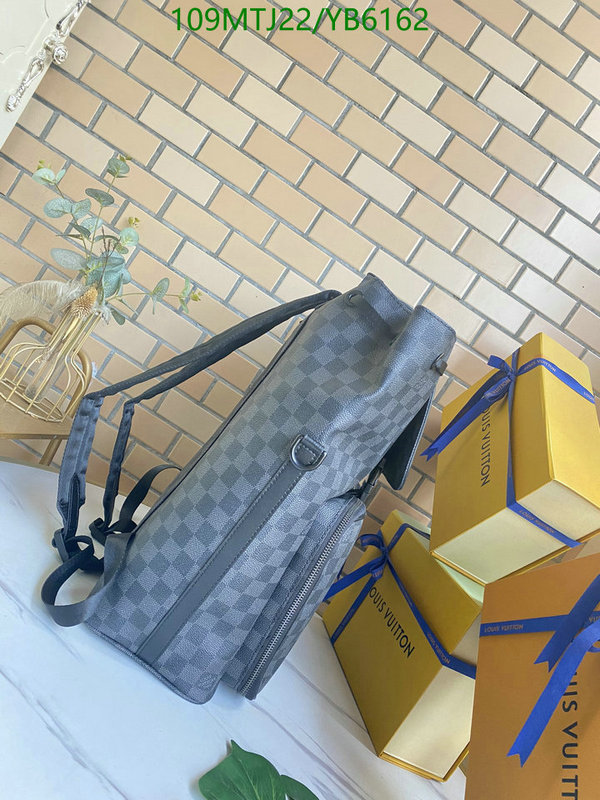 LV Bags-(4A)-Backpack-,Code: YB6162,$: 109USD