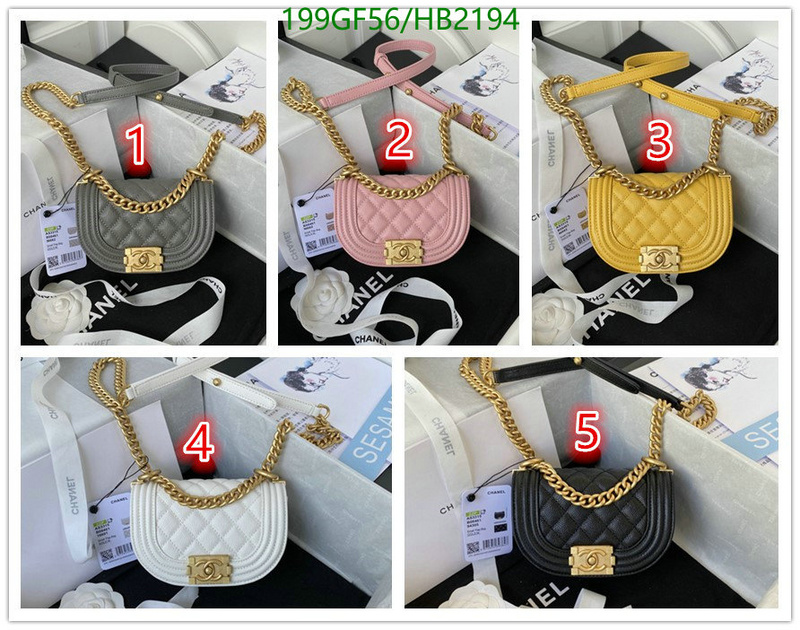 Chanel Bags -(Mirror)-Diagonal-,Code: HB2194,$: 199USD