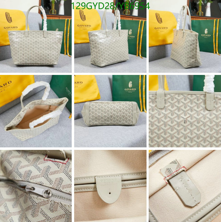 Goyard Bag-(4A)-Handbag-,Code: YB6954,