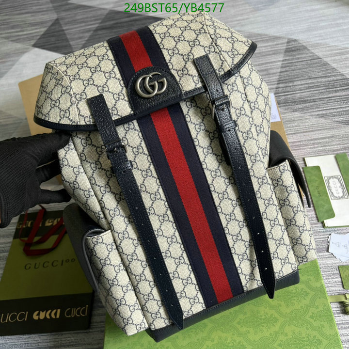 Gucci Bag-(Mirror)-Backpack-,Code: YB4577,$: 249USD