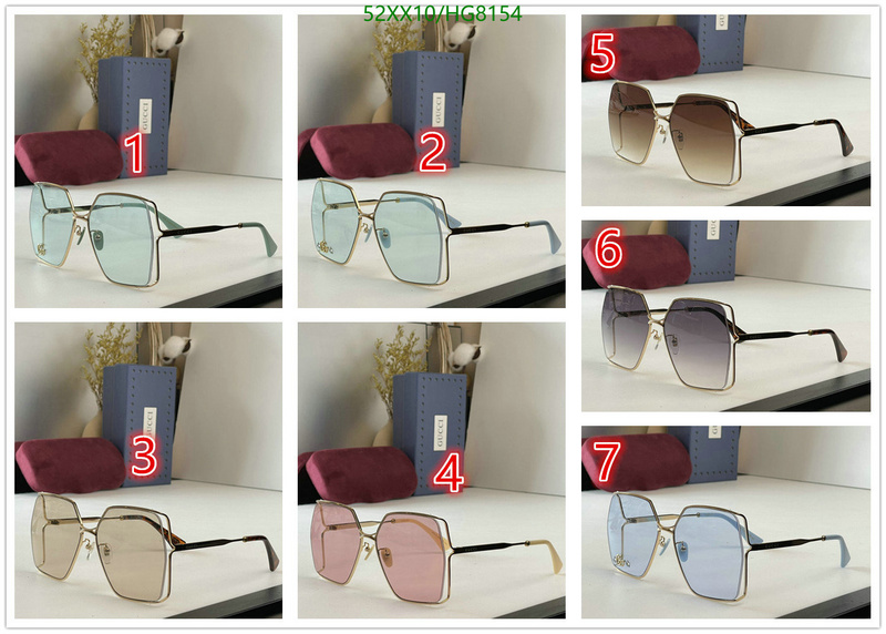 Glasses-Gucci, Code: HG8154,$: 52USD