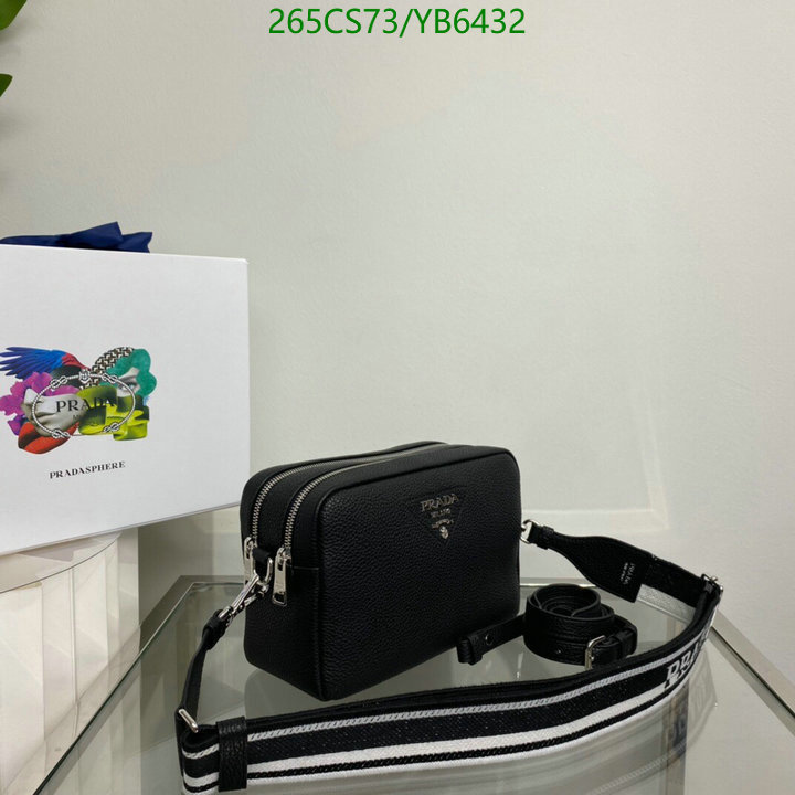 Prada Bag-(Mirror)-Diagonal-,Code: YB6432,$: 265USD