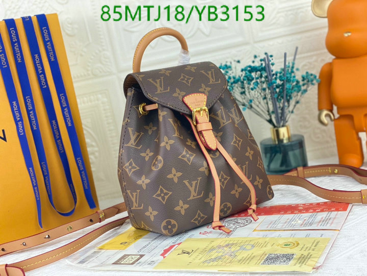 LV Bags-(4A)-Backpack-,Code: YB3153,$: 85USD