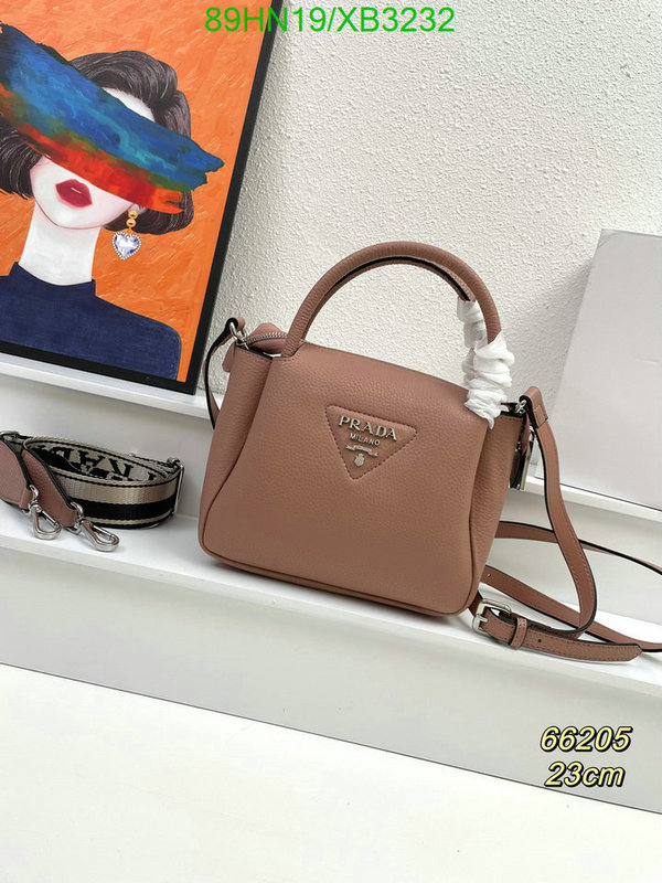 Prada Bag-(4A)-Handbag-,Code: XB3232,$: 89USD