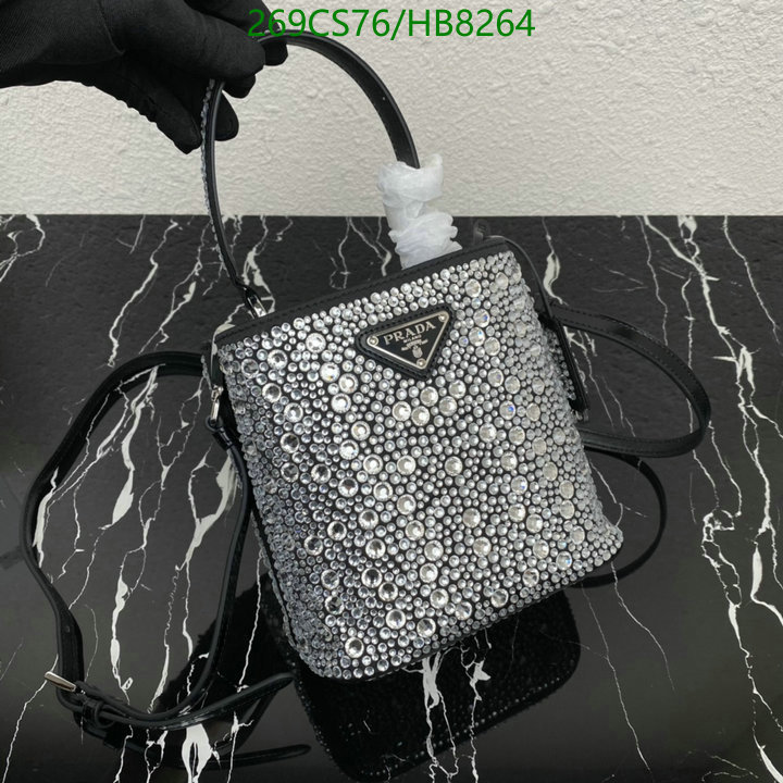 Prada Bag-(Mirror)-Diagonal-,Code: HB8264,$: 269USD