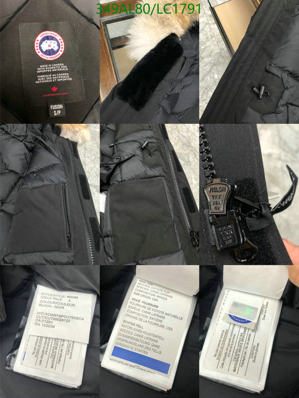 Down jacket Men-Canada Goose, Code: LC1791,$: 349USD