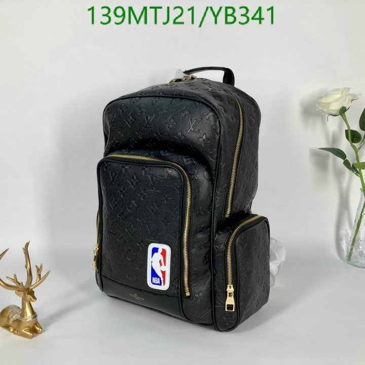 LV Bags-(4A)-Backpack-,Code: YB341,$: 139USD