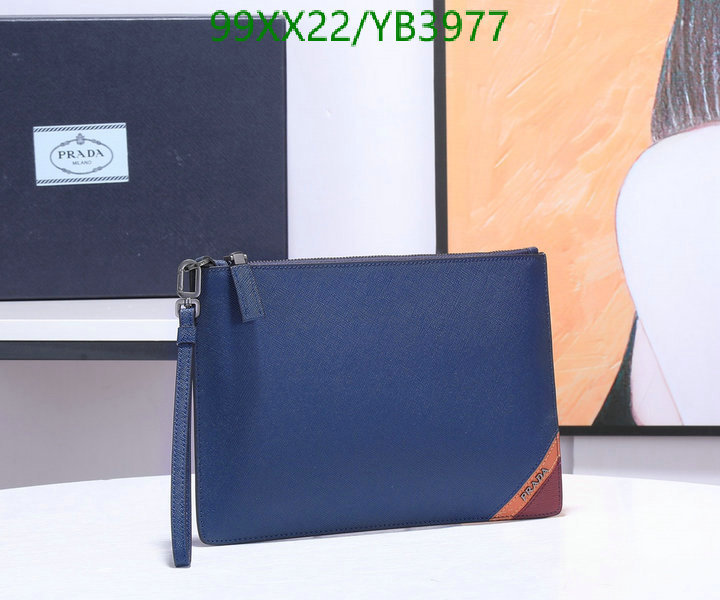 Prada Bag-(Mirror)-Clutch-,Code: YB3977,$: 99USD