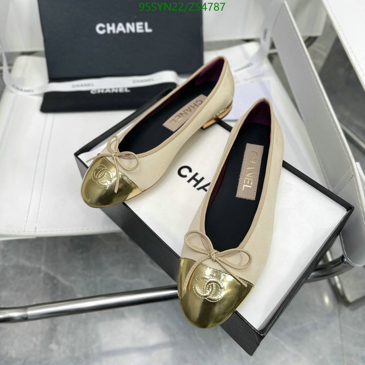 Chanel-Ballet Shoes,Code: ZS4787,$: 95USD