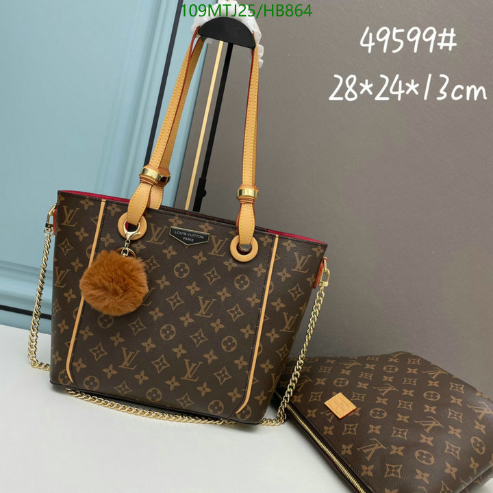 LV Bags-(4A)-Handbag Collection-,Code: HB864,$: 109USD