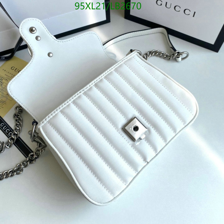 Gucci Bag-(4A)-Marmont,Code: LB2670,$: 95USD