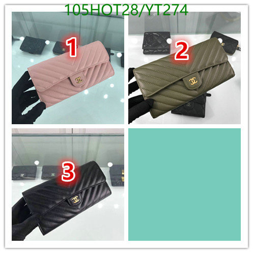 Chanel Bags -(Mirror)-Wallet-,Code: YT274,$: 105USD