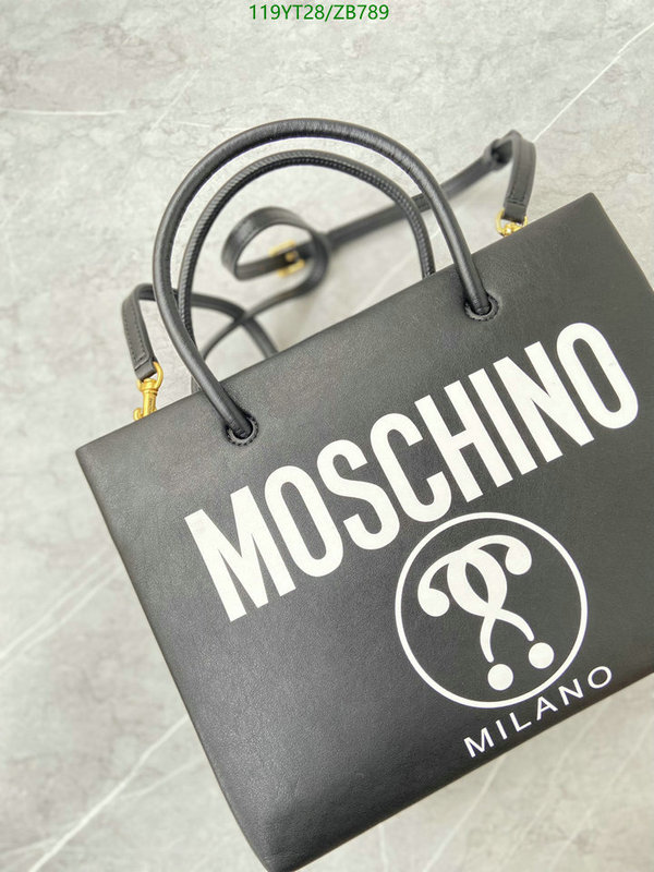 Moschino Bag-(Mirror)-Handbag-,Code: ZB789,$: 119USD