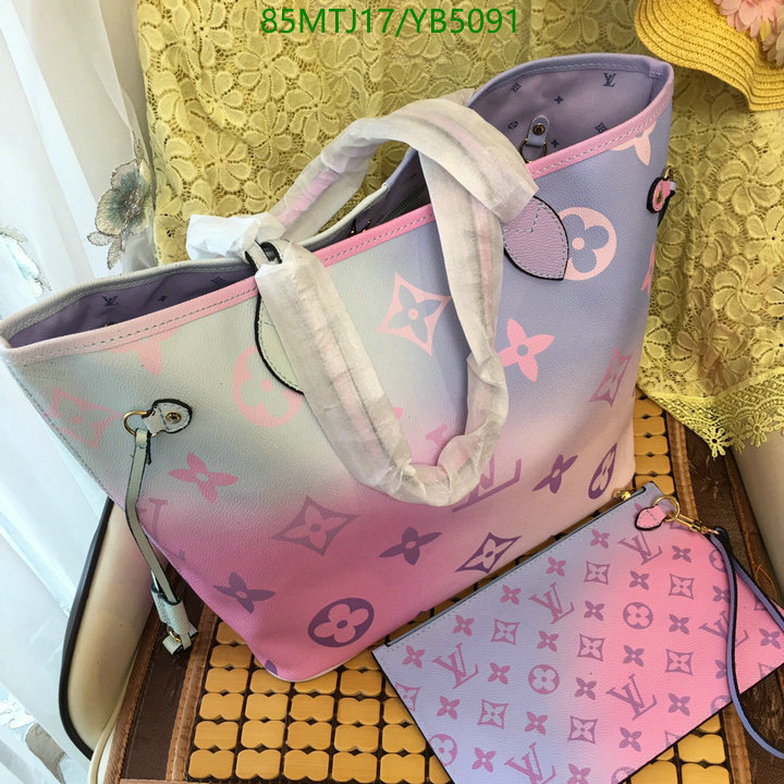 LV Bags-(4A)-Neverfull-,Code: YB5091,$: 85USD