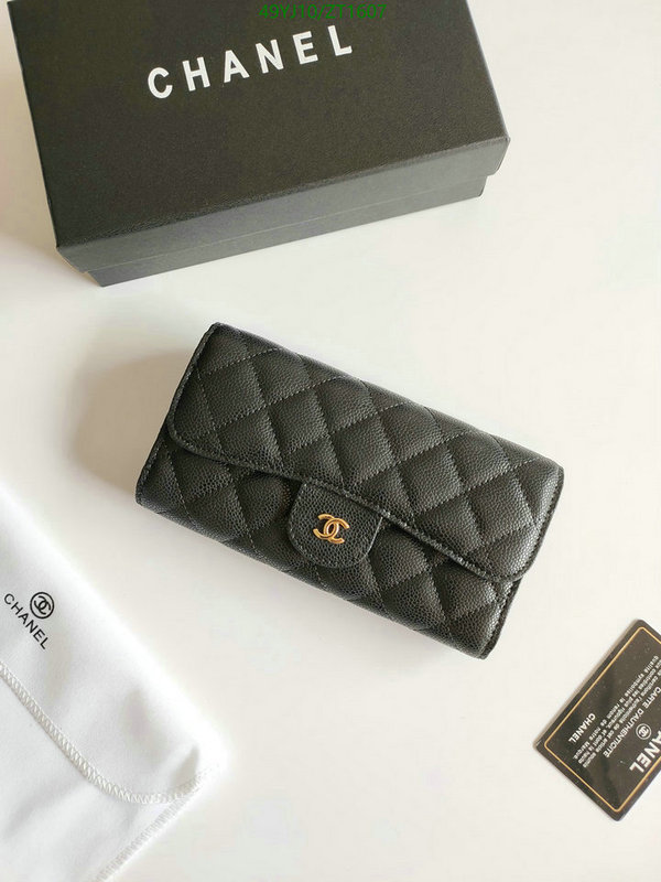 Chanel Bags ( 4A )-Wallet-,Code: ZT1607,$: 49USD