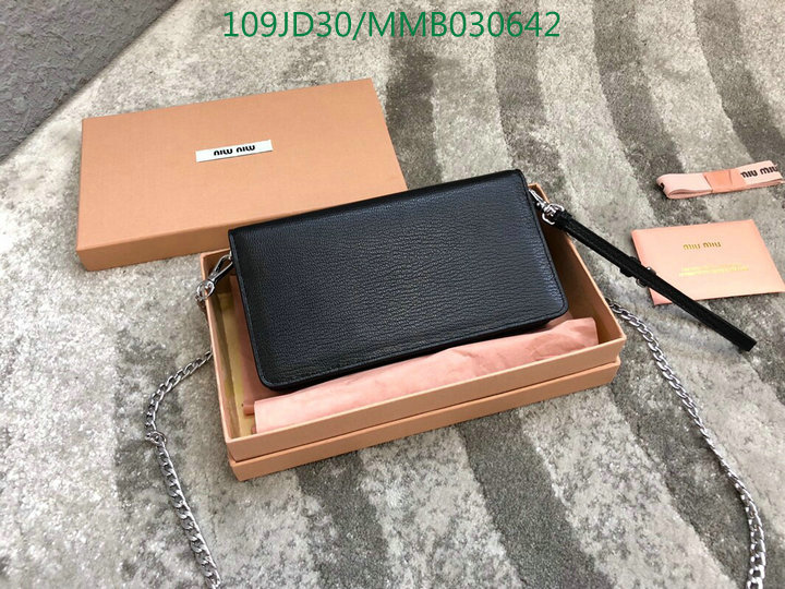 Miu Miu Bag-(Mirror)-Wallet-,Code: MMB030642,$:109USD