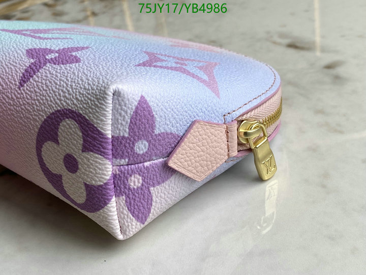 LV Bags-(Mirror)-Vanity Bag-,Code: YB4986,$: 75USD