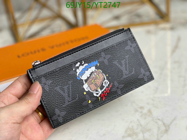 LV Bags-(Mirror)-Wallet-,Code: YT2747,$: 69USD