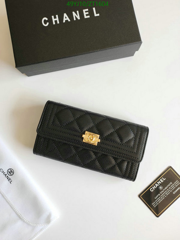 Chanel Bags ( 4A )-Wallet-,Code: ZT1604,$: 49USD