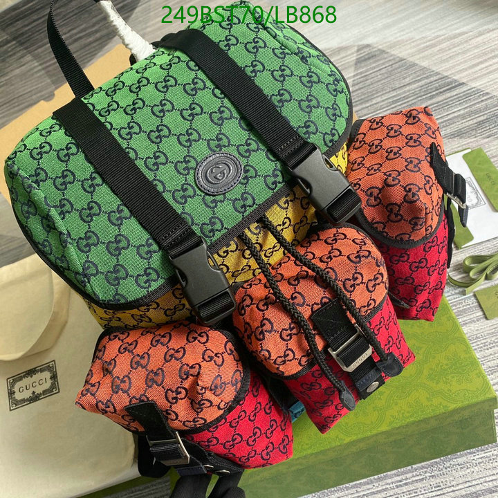 Gucci Bag-(Mirror)-Backpack-,Code: LB868,$: 249USD