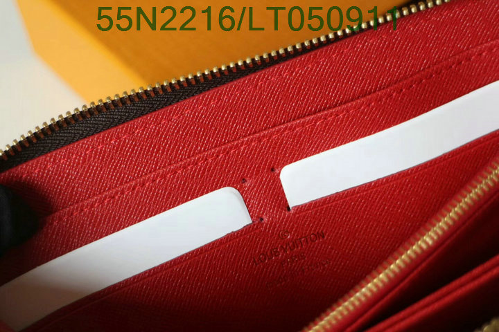 LV Bags-(Mirror)-Wallet-,Code:LT050911,$: 55USD