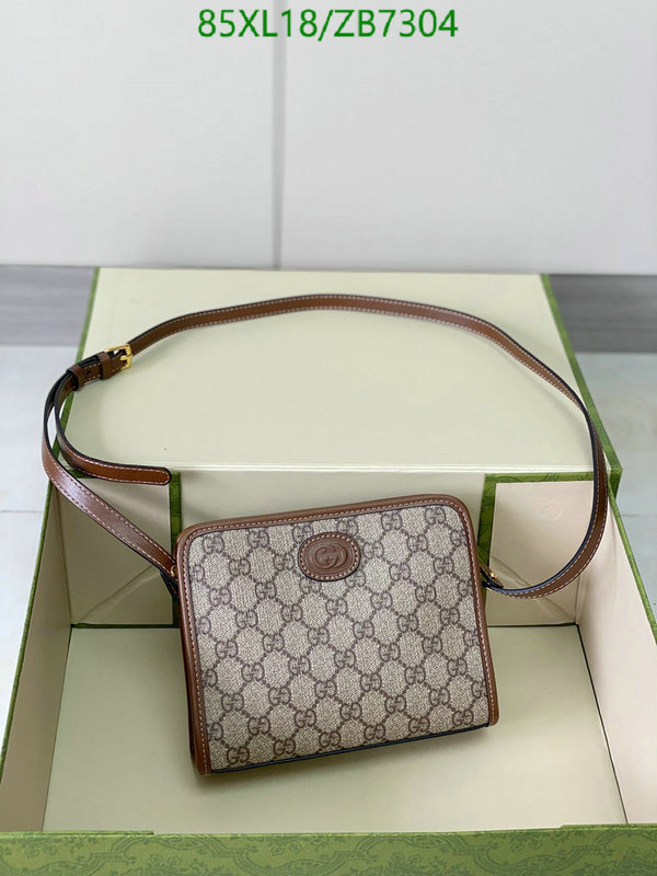 Gucci Bag-(4A)-Diagonal-,Code: ZB7304,$: 85USD