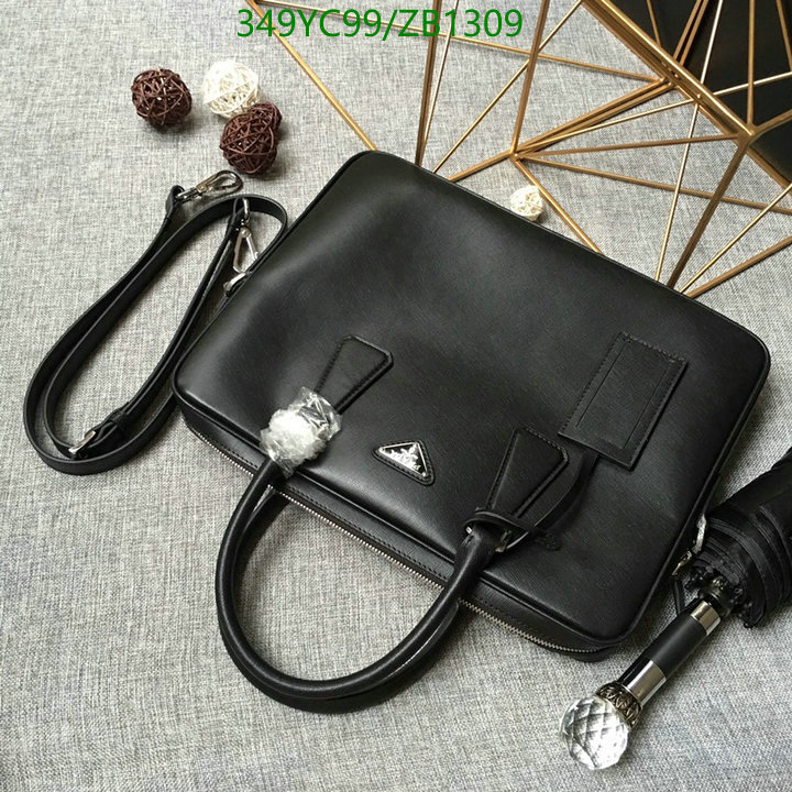 Prada Bag-(Mirror)-Handbag-,Code: ZB1309,$: 349USD